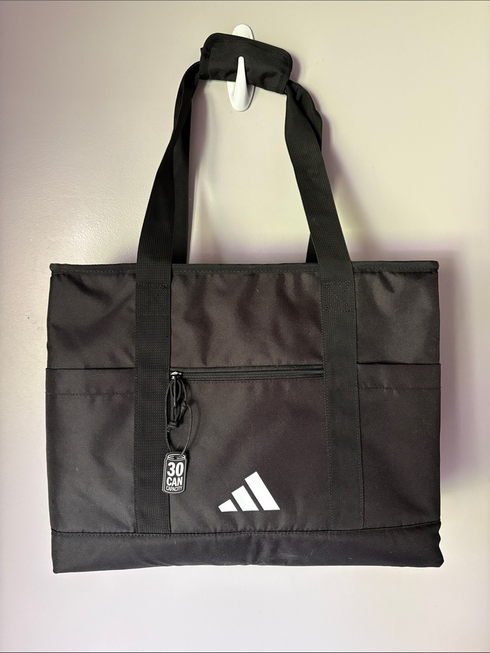 Adidas 30 Can Insulated Cooler Pocket Tote Roadtrips Tailgating